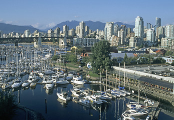 Image showing Vancouver skyline