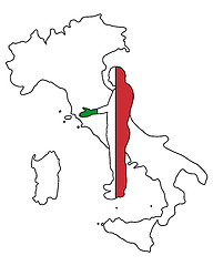 Image showing Italian handshake