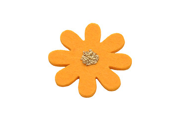 Image showing Sesame and felt decoration