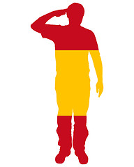 Image showing Spanish Salute