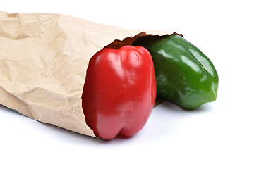 Image showing Pepper in paper bag