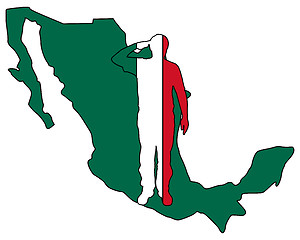 Image showing Mexican salute