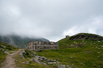 Image showing Hiking in Alps