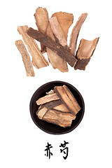 Image showing Red Peony Root