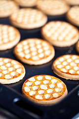 Image showing honey cookies on baking sheet