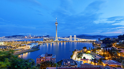 Image showing Macau night