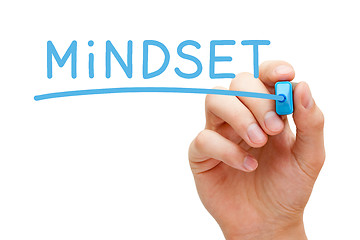 Image showing Mindset Blue Marker