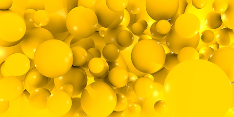 Image showing yellow balls