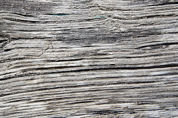 Image showing Weathered wooden surface