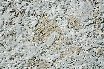 Image showing Weathered limewashed wall