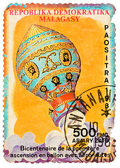 Image showing Stamp printed in the Malagasy shows bicentenary of the first bal