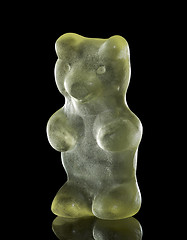 Image showing green gummy bear