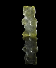 Image showing green gummy bear