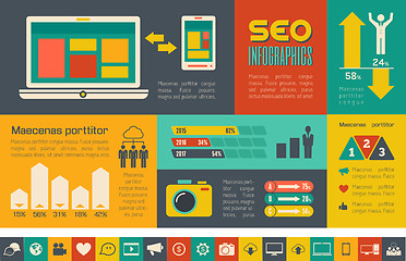 Image showing Social Media Infographic Template.