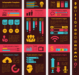 Image showing Technology Industry Infographic Elements