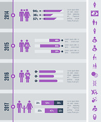 Image showing Maternity Infographic Template.