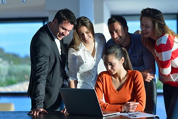 Image showing business people team on meeting