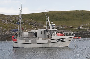 Image showing White boat