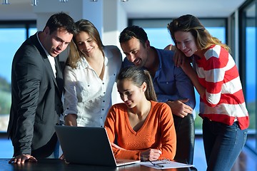 Image showing business people team on meeting