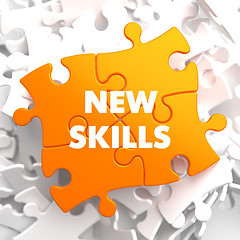 Image showing New Skills on Orange Puzzle.