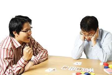 Image showing Playing poker