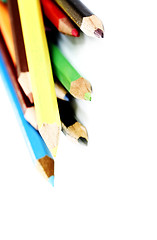 Image showing Close-up pencil.