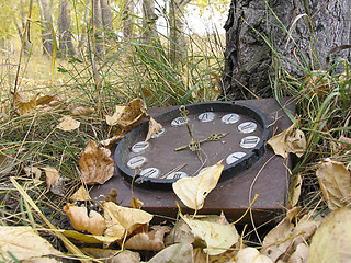 Image showing Broken clock