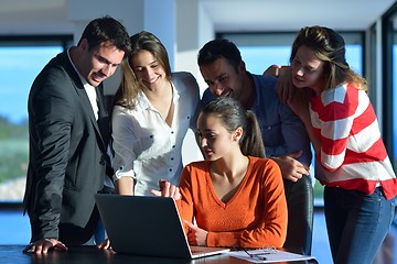 Image showing business people team on meeting