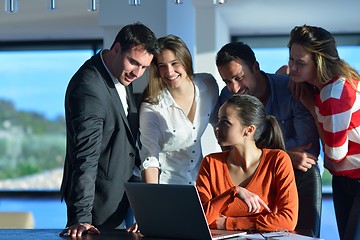 Image showing business people team on meeting