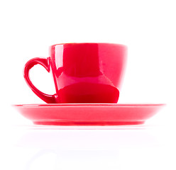 Image showing Red Color Cup