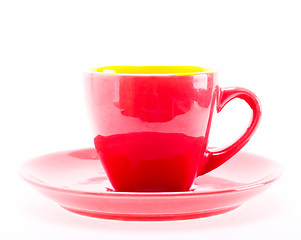 Image showing Red Color Cup