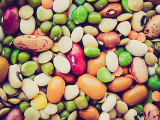 Image showing Retro look Beans salad