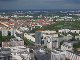 Image showing Berlin aerial view