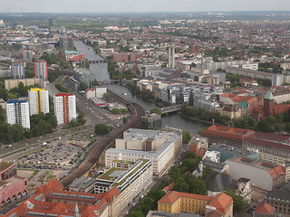 Image showing Berlin aerial view