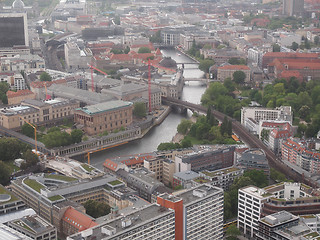 Image showing Berlin aerial view