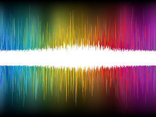 Image showing Equalizer Abstract Sound Waves. EPS 8