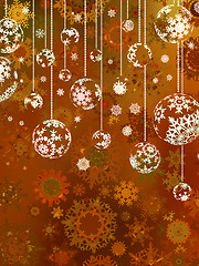 Image showing Light Bronze abstract Christmas. EPS 8