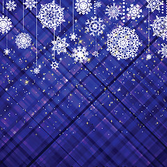 Image showing Blue christmas background. EPS 8