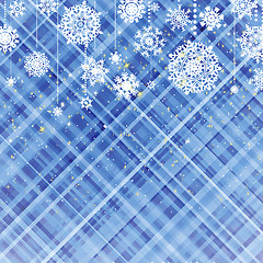 Image showing Blue christmas background. EPS 8