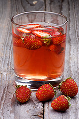 Image showing Strawberry Drink