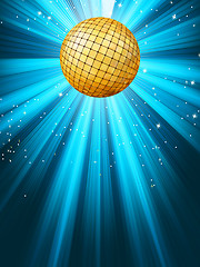 Image showing Abstract disco party lights background. EPS 8
