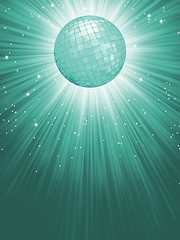 Image showing Beidge disco rays with stars. EPS 8