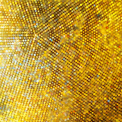 Image showing Golden mosaic. Abstract background. EPS 8