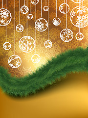 Image showing Merry Christmas Elegant Background. EPS 8