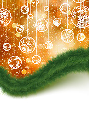 Image showing Holiday card. Christmas. EPS 8