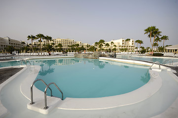 Image showing Pool and hotel