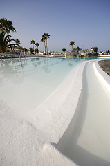 Image showing Pool and blue sky