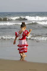 Image showing Child on beach