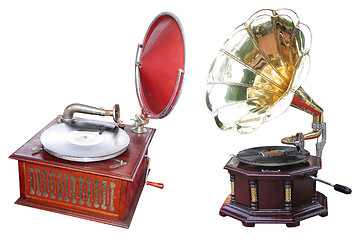 Image showing Old turntables