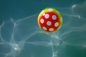 Image showing Ball in the water